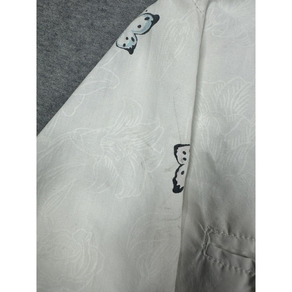 Diane Von Furstenberg‎ Butterfly Print Blouse Size Medium - Picture 3 of 12